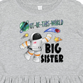 thumbnail image 4 of Inktastic Out of This World Big Sister Astronaut in Space Girls Toddler Dress, 4 of 5
