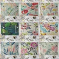 thumbnail image 2 of 2024 Placemats Table Kitchen Tableware Dinner Family Table Fabric Linen Flowers and Branches Colorful, 2 of 7