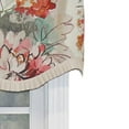 thumbnail image 2 of Kira Ruffle Provance 3" Rod Pocket Valance 50" x 16" Multicolor by RLF Home, 2 of 3