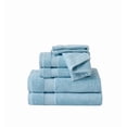 thumbnail image 4 of TRULY SOFT Quick Dry Blue 6 Piece Towel Set, Solid Color Themed, Oeko-TEX Certified Confidence, 4 of 7