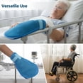 thumbnail image 6 of 2 Pcs Restraint Gloves, Elderly Anti-Scratch Mitts with Zipper Opening, Extended Straps, Finger Loops, Anti-Scratch Board, Hand Gloves Protector to Prevent Scratching, 6.7x10.6 in, 6 of 6
