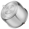 thumbnail image 4 of Colador de malla REDANT de 26 cm, cesta vaporera de acero inoxidable de 8 qt con guantes, 4 of 7