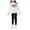 ZA-White, variant on Wxirdiow Girls Pant Sets Big Girls Clothes Set Kids Outfits Long Sleeves Knit Top Print Crop Top Solid Color Cargo Pants Sets 2pcs Clothing White Size,11-12 Years