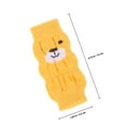 thumbnail image 2 of unbranded 4Pcs Anti Scratch Dog Leg Warmers Yellow Cotton Pet Socks for Winter Protection, 2 of 6