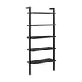 thumbnail image 6 of Nathan James Beacon Bohemian 5 Tier Bookshelf, Wall Mounted Bookcase, Solid Wood Bookshelf in Black Oak, 6 of 7