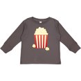 thumbnail image 3 of Inktastic Popcorn Movie Treat Boys or Girls Long Sleeve Toddler T-Shirt, 3 of 5