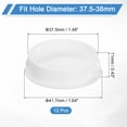 thumbnail image 2 of 12Pcs 38mm(1-1/2") Flush Type Panel Round Snap in Fastener, White, 2 of 6