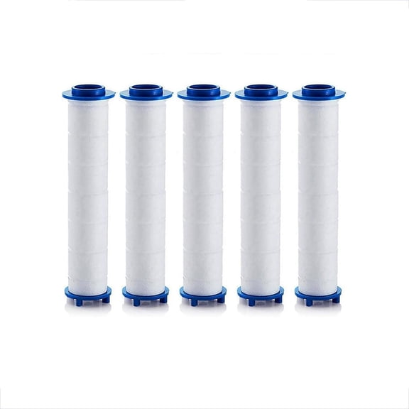 5-Pack Showerhead Ion Drops Replacement Filters High-Quality PP Cotton & Plastic for Cleaner Water and Handheld Showerheads