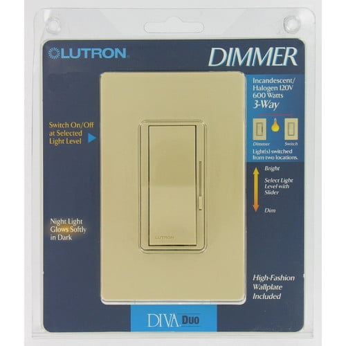 Lutron 3-Way Diva Duo Dimmer by Lutron
