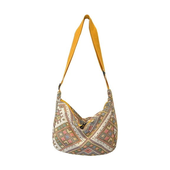 TaTaai Gift Women Corduroy Crossbody Bag Small Tote Bag Shoulder Handbag Adjustable Mini Crescent Bags