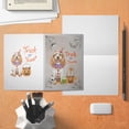 thumbnail image 4 of Trick or Treat Cocker Spaniel Funny Mummy Cosplay Pumpkin Candy Basket 5x7in Folded Greeting Card Cockers Dog Lover Gifts Single Note Card with Envelope - 12016, 4 of 5