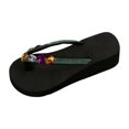 thumbnail image 3 of ibiyuan Jelly Flip Flops for Women Thong Sandals for Women Wide Non- Tpr Sole Women's Slippers Soft Orthofeet Shoes for Women for Causal Walking Work Vacation, 3 of 8