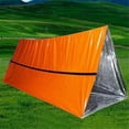 thumbnail image 2 of Emergency Tent Outdoor Survival Blanket Survival Blanket Blanket Insulation Blanket Simple Tent, 2 of 5