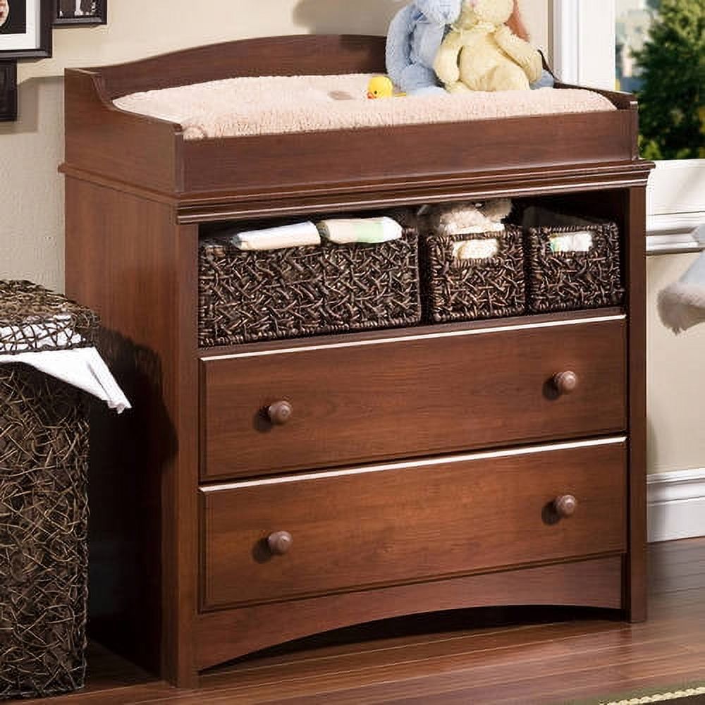 South Shore Sweet Morning Wood Changing Table in Royal Cherry Finish - image 2 of 6