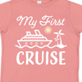 thumbnail image 4 of Inktastic My First Cruise with Cruise Ship and Palm Trees Boys or Girls Toddler T-Shirt, 4 of 5