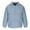 Light Blue, variant on Herrnalise Men Casual Solid Stand Collar Zipper Windproof Keep Warm Long Sleeve Jacket Coats Gray