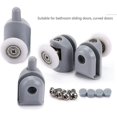 thumbnail image 3 of 8 Pcs Rouleau de Rouleau 23mm pour Porte de Douche, Rouleaux de Porte Coulissante de Salle de Bain, 3 of 4