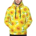 thumbnail image 4 of Hoodies for Men - Sunflowers2 Long Sleeve Comfrt Men'S Fashion Hoodies & Sweatshirts, Sweatshirts for Men Hoodies Pullover Clothing Clothes with Pouch, 4 of 7