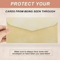 thumbnail image 3 of 24 Packs Envelopes Vintage Aged Paper Golden Yellow-9 x 4 Inch for Letter Writing, Invitations, 3 of 6