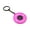 Pink, variant on Fitness Barbell Keychain Rubber Gym Key Ring With 45lb Weight Plate Simulation Dumbbell Plate Keychain For Athletes