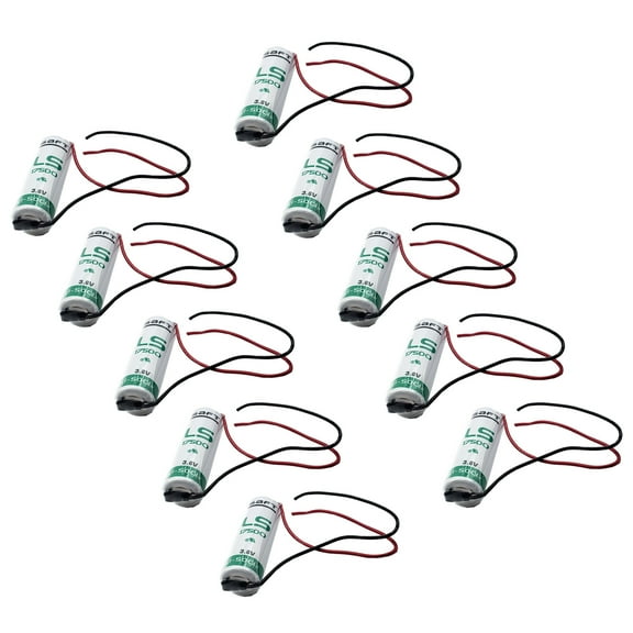 10x SAFT LS17500_WIRE A 3.6V 3600mAh Primary Lithium Cell for Asset Tracker