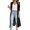 Black, variant on HOWPAY Long Cardigans for Women Long Sleeve Solid Color Sweaters Casual Soft Classic Open Front Coat Loose Lightweight Y2K Fall Outfits Black L