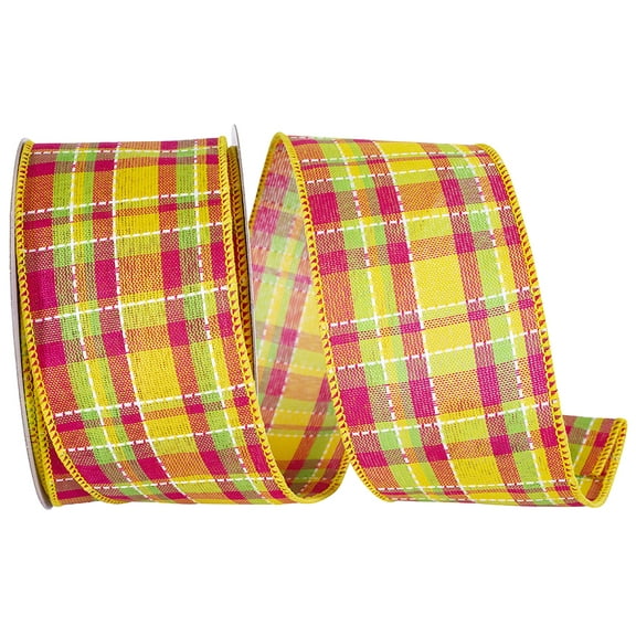 Reliant Ribbon - 94087W-079-40F, Ribbon, Yellow, 2-1/2 Inch, 10 Yards