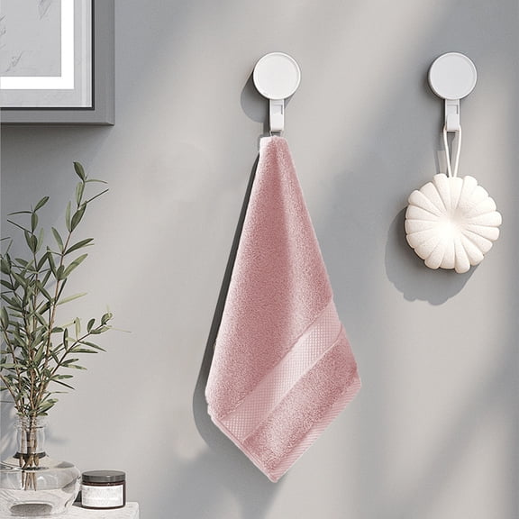 Bath Towel Soft Absorbent Quick Dry for Bathroom, Hotel, Gym, Spa & Travel, Lightweight Plush Shower Towel, 13.39 X 29.13 Inch Pink