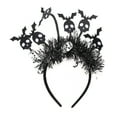 thumbnail image 1 of Accesorios Únicos 1 Pc Diadema de Patrón de Murciélago para Halloween 4.72" Diámetro Negro, 1 of 6