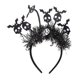 thumbnail image 1 of Accesorios Únicos 1 Pc Diadema de Patrón de Murciélago para Halloween 4.72" Diámetro Negro, 1 of 6