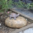 thumbnail image 3 of EIGTHTAIL Discreet Key Hiding Place Garden Ornament Key Hider Simulation Stone Design Waterproof Secure Outdoor Key Storage Resin Key Box, 3 of 8
