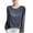Black, variant on Womens Y2K Striped T Shirt Gothic Long Sleeve Crew Neck Loose Harajuku Tee Tops Fairy Grunge Shirts Emo Streetwear