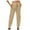 Khaki, variant on Bigersell Black Capris for Women Dressy Fashion Womens Casual Color Elastic Loose Pants Straight Wide Leg Trousers with Pocket Black l