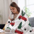 thumbnail image 6 of Christmas Train Cedar Tree Flannel Throw Blanket for Gifts for Women Men Girls Boys All Seasons, 6 of 8