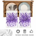 thumbnail image 5 of Eucalyptus Purple Kitchen Towels Set of 4, Stripes Bottle Flower Cactus Plant Absorbent Dish Towels for Kitchen, Microfiber Hand Towel, Quick Drying Tea Towel for Cleaning Decorative Dishcloths, 5 of 7