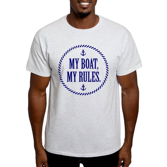 CafePress - My Boat, My Rules T Shirt - Men's Classic Graphic T-Shirt
