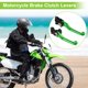 thumbnail image 2 of Palancas de freno y embrague cortas de motocicleta Unique Bargains para Kawasaki KX250 KX250F, palanca de freno de manillar para Kawasaki KX450 KX450XC KX450SR, aleación de aluminio verde, 2 of 7