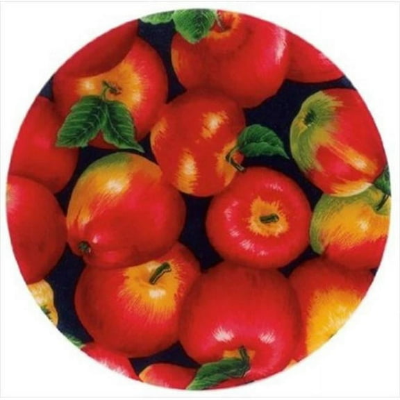 Andreas TRT-1 10 in. Apple Round Silicone Trivet - Pack of 3