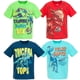 thumbnail image 1 of Camiseta Jurassic World Dinosaur Big Boys, paquete de 4, 10 a 12 años, 1 of 7