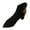 Black, variant on Brown Ladies Casual Ankle Booties Pointed Toe High Heel Solid Spliced Winter Boots For Women