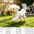 thumbnail image 2 of Soft Silicone Funny Duck Mouth Dog Muzzle – Adjustable Anti Bite Bark Stop Mask – Versatile Pet Supplies for Small Medium Dogs Outdoor (12.99 Inches), 2 of 8