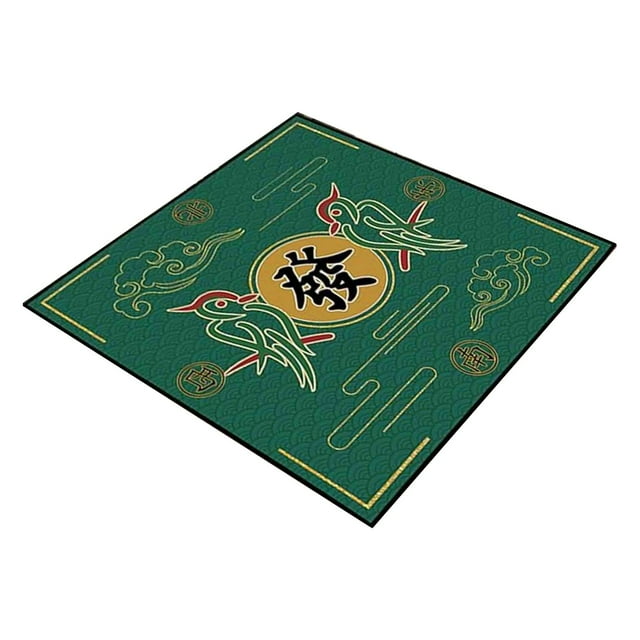 Meitianfacai 27x27Inch Anti-Slip Durable Mahjong Table Mat, Noise-Reducing And Desktop Protection, Multifunctional Board Games Mats, for Playing Cards, Dominoes, Mahjong