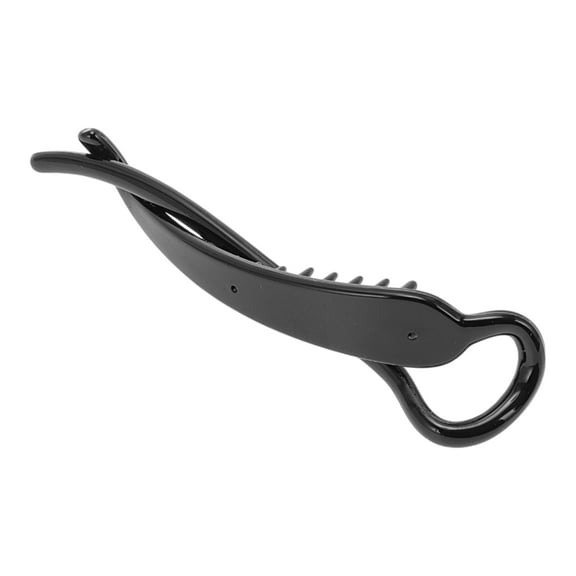 Unique Bargains 1 Pc Fashion Simple Twist Hair Clips Hairdo Clip Black