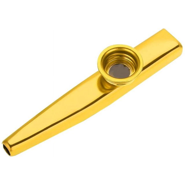 Boquilla de aleación de metal, regalo de fiesta para estudiantes, instrumento para estudiantes, socio de guitarra Ukri Kazoo, 1 unidad