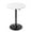 White, variant on YSNW Round Bar Table,Adjustable Height Pub Table with 360°Swivel Bistro, High Top with MDF Desktop, for Bar/Pub/Bistro/Cocktail (Brown Wood)