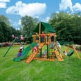 thumbnail image 3 of Frontier Supreme Wooden Swing Set - Green Sunbrella Tarp, 3 of 8