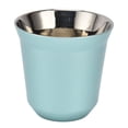thumbnail image 1 of Uadme Tasse à café en Acier Inoxydable Double Couche Tasse à bière Tasse à Eau Tasse à café Tasse d'isolation Thermique pour la Cuisine(160ml), 1 of 14
