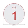 thumbnail image 2 of 50Pcs Beehive Tag ABS Round Numbered Sign Labels with Hole Livestock Beekeeping Supplies, 2 of 8
