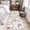 Brown, variant on Brown Grey Floral Spring Runner Rug 2x6 FT,Non Slip Hallway Rugs,Watercolor Botanical Butterfly Washable Soft Floor Carpet Throw Runner Carpet Long Rugs for Entryway Kitchen Bedside Sliding Door