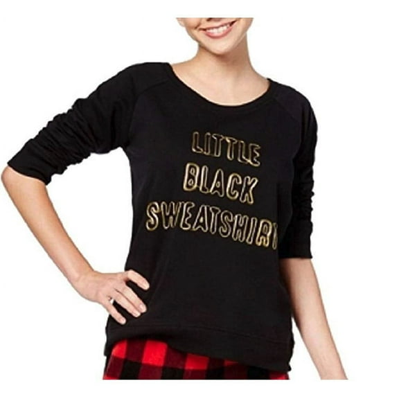 Jenni by Jennifer Moore Women's Pajama Top Black Size Extra Small